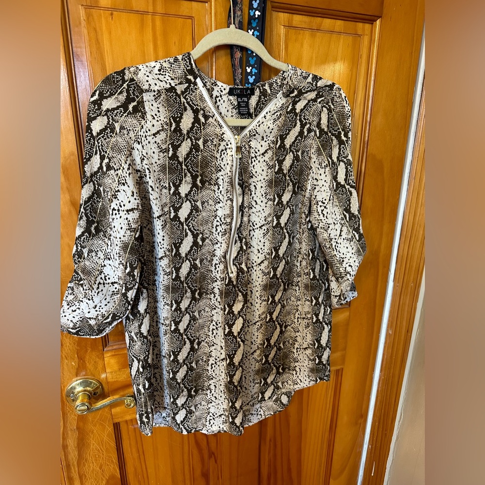 Womens Long sleeve blouse UK2LA Size XL